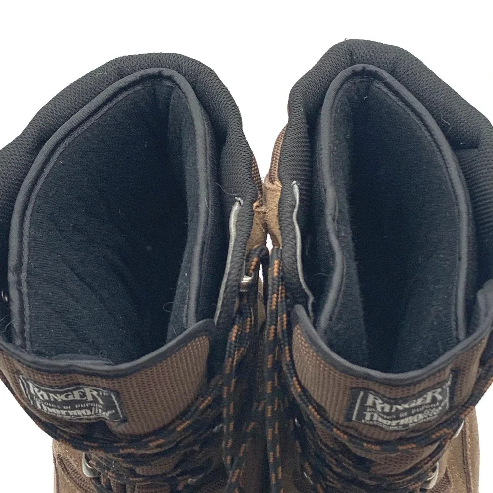 Ranger Men's Thermolite Insulated Winter Snow Boots Brown Black Size 11